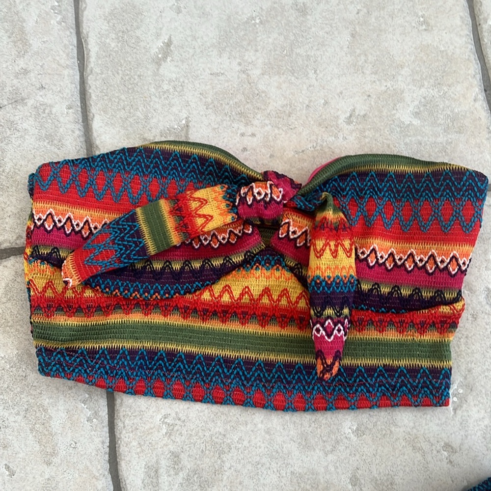 Colorful Patterned Two-Piece Set - Picture 3 of 4